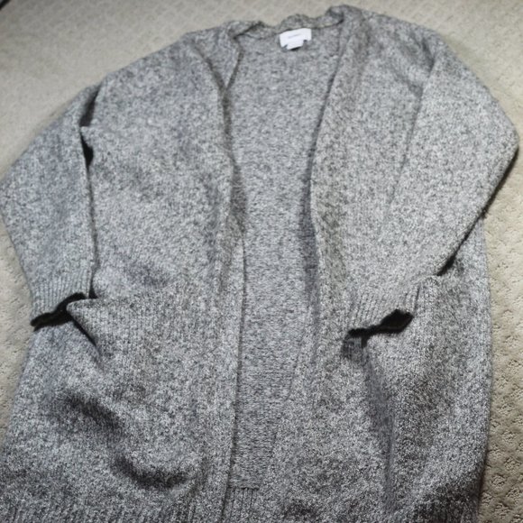 Old Navy Size Small Variegated Grey Cardigan - Picture 1 of 5